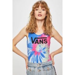 Vans - Top. Bluzki damskie Vans, s, bez wzorów, z elastanu, z okrągłym kołnierzem, bez rękawów. W wyprzedaży za 99,90 zł.