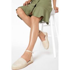 Beżowe Espadryle Corralyn. Brązowe espadryle damskie Born2be, bez wzorów, bez obcasa. W wyprzedaży za 79,99 zł.