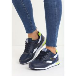 Granatowo-Zielone Buty Sportowe Mastermind. Niebieskie buciki niemowlęce Born2be, z materiału. Za 89,99 zł.