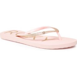 Japonki ROXY - ARJL100678 Lpc. Żółte klapki damskie Roxy, bez wzorów, z tworzywa sztucznego, bez obcasa. W wyprzedaży za 69,00 zł.