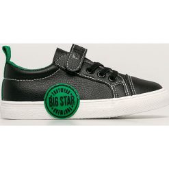 Big Star - Tenisówki dziecięce. Czarne trampki chłopięce BIG STAR, bez wzorów, z gumy, retro, bez zapięcia. Za 119,90 zł.