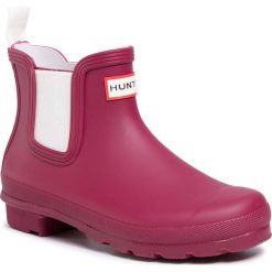 Kalosze HUNTER - Original Chelsea WFS2079RMA Red Alge. Czerwone kalosze damskie Hunter, z tworzywa sztucznego, bez obcasa, bez zapięcia. Za 469,00 zł.