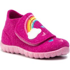 Kapcie SUPERFIT - 1-000295-5500 M Pink. Różowe sandały dziewczęce Superfit, z tworzywa sztucznego, bez zapięcia. Za 139,00 zł.
