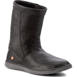 Botki damskie lity: Botki SOFTINOS - Tilsof P900402008 Black