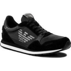 Sneakersy EMPORIO ARMANI - X4X215 XL198 A792 Black/Black/Black. Czarne sneakersy męskie Emporio Armani, bez zapięcia. Za 689,00 zł.