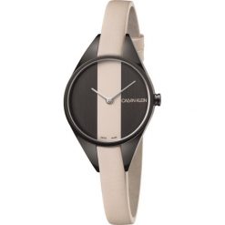 Calvin Klein Rebel Zegarek Brązowy Beżowy. Pomarańczowe zegarki damskie Calvin Klein, ze stali. Za 1102,95 zł.