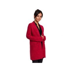 BK034 Kardigan gładki z kieszeniami. Zielone swetry damskie BE, xl, bez wzorów, z wełny. Za 179,00 zł.
