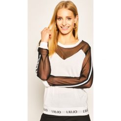 Sweter Liu Jo Sport TA0124 MA92G. Swetry damskie Liu Jo Sport, xs, bez wzorów, z wiskozy, klasyczne, bez rękawów, bez kaptura. W wyprzedaży za 379,00 zł.