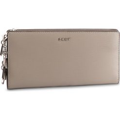 Duży Portfel Damski DKNY - R9153A62 Fog FOG. Szare portfele damskie DKNY, bez wzorów, ze skóry. W wyprzedaży za 329,00 zł.