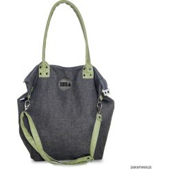 Torebki klasyczne damskie: Torba Damska Worek Denim Olive