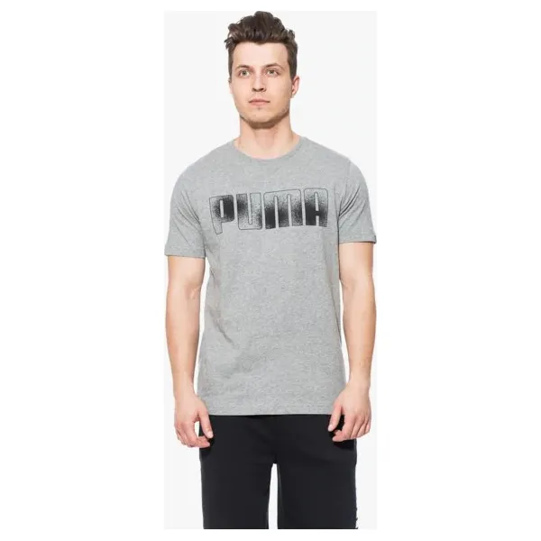 Puma Koszulka Ss Brand , szary, rozmiar XL. Szare koszulki męskie Puma, xl, bez wzorów, z materiału, z klasycznym kołnierzykiem, bez rękawów. W wyprzedaży za 79,99 zł.