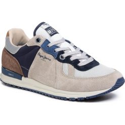 Sneakersy PEPE JEANS - Tinker Pro PMS30617 Grey 945. Szare sneakersy męskie Pepe Jeans, bez zapięcia. W wyprzedaży za 279,00 zł.