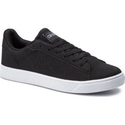 Sneakersy KAPPA - Meseta 242515 Black/White 1110. Czarne sneakersy męskie Kappa, bez zapięcia. Za 119,00 zł.
