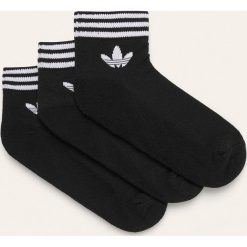 Adidas Originals - Skarpetki (3-pack). Czarne skarpetki damskie z elastanu. Za 49,90 zł.