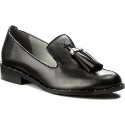 Lordsy EVA MINGE - Celia 2J 17SF1372242EF 101. Czarne lordsy damskie marki Eva Minge, ze skóry. W wyprzedaży za 229,00 zł.
