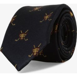 Finshley & Harding London - Krawat jedwabny męski, niebieski. Niebieskie krawaty męskie Finshley & Harding London, bez wzorów, z jedwabiu. Za 129,95 zł.