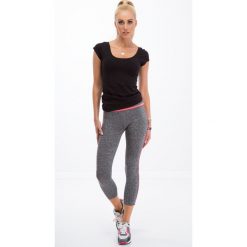 Legginsy sportowe damskie: Ciemnoszare legginsy sportowe 5231