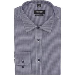 Koszule męskie: koszula versone 2729 długi rękaw custom fit granatowy