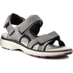 Sandały CLARKS - Un Roam Step 261332664 Grey Nubuck. Szare klapki damskie Clarks, bez wzorów, ze skóry, bez obcasa. W wyprzedaży za 209,00 zł.