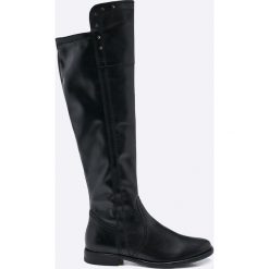 Tamaris - Kozaki. Szare buty zimowe damskie marki Tamaris, z materiału. W wyprzedaży za 219,90 zł.