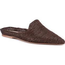 Klapki PATRIZIA PEPE - 2V9475/A7D1-B691 Ebony. Pomarańczowe klapki damskie Patrizia Pepe, bez wzorów, ze skóry, bez obcasa, na obcasie. Za 739,00 zł.
