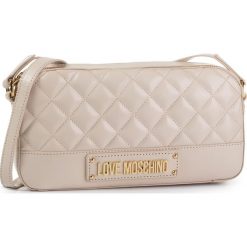 Torebka LOVE MOSCHINO - JC4201PP08KA0110 Avorio. Brązowe listonoszki damskie Love Moschino, na imprezę, bez wzorów, ze skóry ekologicznej, bez dodatków. Za 719,00 zł.