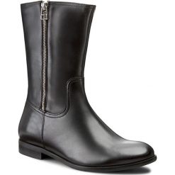 Botki GINO ROSSI - Gela DBG644-L04-3V2K-9999-F Czarny 99/99. Czarne botki damskie na obcasie Gino Rossi, z polaru. W wyprzedaży za 339,00 zł.