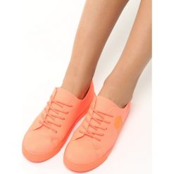 Trampki damskie slip on: Pomarańczowe Tenisówki Margit