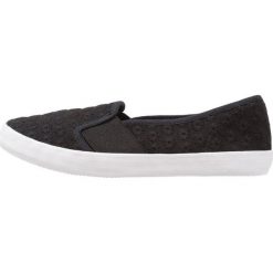 Creepersy damskie: Evans WIDE FIT SHILAH Półbuty wsuwane black
