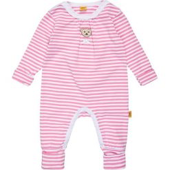 Bielizna chłopięca: Steiff Collection 1/1 ARM NEWBORN WELLNESS WEAR BABY Piżama pink