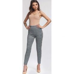 Czarno-Szare Legginsy Patience With. Czarne legginsy marki other, s, z dzianiny. Za 49,99 zł.