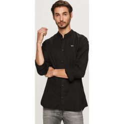 Tommy Jeans - Koszula. Czarne koszule męskie Tommy Jeans, s, bez wzorów, z bawełny, casualowe, ze stójką, z długim rękawem. Za 359,90 zł.