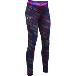 Spodnie dresowe damskie: Under Armour Spodnie damskie HG Printed Legging granatowe r. L (1271028-004)