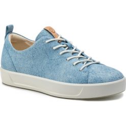 Sneakersy ECCO - Soft 8 Ladies 44050301321 Indigo 5. Niebieskie półbuty damskie ecco, ze skóry. W wyprzedaży za 349,00 zł.