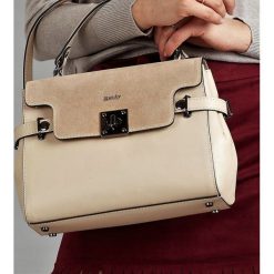 Torebka skórzana kuferek Rovicky TWR-69 beż - Beż. Kuferki damskie ROVICKY, bez wzorów, ze skóry, eleganckie, bez dodatków. Za 234,99 zł.