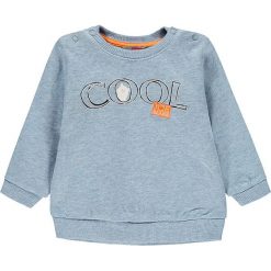 Bluza w kolorze błękitnym. Niebieskie bluzy niemowlęce Kanz, z nadrukiem, z bawełny, bez rękawów, bez kaptura. W wyprzedaży za 35,95 zł.