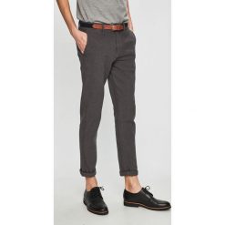 Selected - Spodnie. Szare spodnie męskie Selected, na co dzień, w paski, z elastanu, casualowe. W wyprzedaży za 129,90 zł.