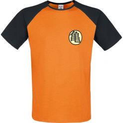 T-shirty męskie z nadrukiem: Dragon Ball Z – Kame Symbol T-Shirt pomarańczowy/czarny