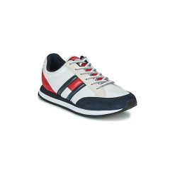Buty Tommy Jeans CASUAL RETRO SNEAKER. Niebieskie trampki i tenisówki damskie Tommy Jeans, bez wzorów, z jeansu, bez zapięcia. Za 449,00 zł.