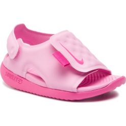 Sandały NIKE - Sunray Adjust 5 (TD) AJ9077 601 Psychic Pink/Laser Fuchsia. Różowe sandały dziewczęce Nike, z tworzywa sztucznego, bez zapięcia. Za 109,00 zł.