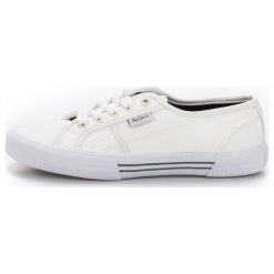 Pepe Jeans Tenisówki Damskie Aberlady Flaky 36 Biały. Białe tenisówki damskie marki Pepe Jeans, z jeansu. Za 268,00 zł.