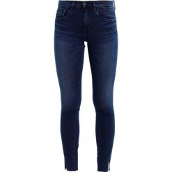 Calvin Klein Jeans MR SKINNY TWISTED AN Jeans Skinny Fit extreme marin. Niebieskie jeansy damskie Calvin Klein Jeans, z bawełny. W wyprzedaży za 384,30 zł.