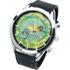 Rick And Morty Rick und Morty Zegarek na rękę czarny/zielony. Czarne zegarki męskie marki Rick And Morty, ze stali. Za 99,90 zł.