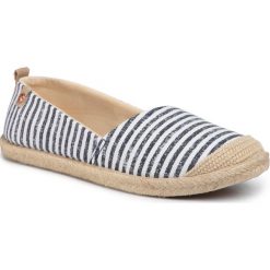 Espadryle ROXY - ARJS600412 Uwp. Niebieskie espadryle damskie Roxy, bez wzorów, z tworzywa sztucznego, bez obcasa, na płaskiej podeszwie. Za 169,00 zł.