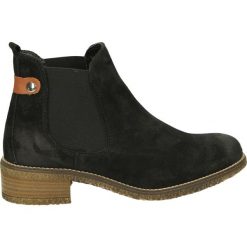 Botki - BLACK9852 NER. Czarne botki damskie skórzane Venezia. Za 229,00 zł.
