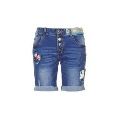 Szorty i Bermudy Desigual RANA. Niebieskie bermudy damskie marki Desigual. Za 244,30 zł.