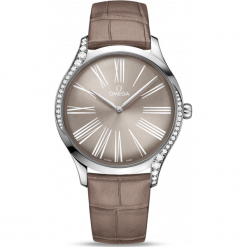 OMEGA ZEGAREK DE VILLE TRÉSOR 428.18.39.60.13.001. Szare zegarki damskie OMEGA, srebrne. Za 22500,00 zł.