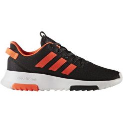 Adidas Buty Cf Racer Tr K Core Black/Solar Red/Footwear White 35.5. Czerwone buty sportowe dziewczęce marki Adidas, z zamszu, adidas cloudfoam. W wyprzedaży za 159,00 zł.