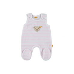 Steiff Girls Baby Nicki Śpioszki 2-częściowe barely pink. Różowe śpiochy niemowlęce marki Steiff, z bawełny. Za 139,00 zł.