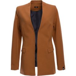 Marynarka w kolorze musztardowym. Pomarańczowe marynarki damskie Be Wear, xl, bez wzorów. Za 199,95 zł.